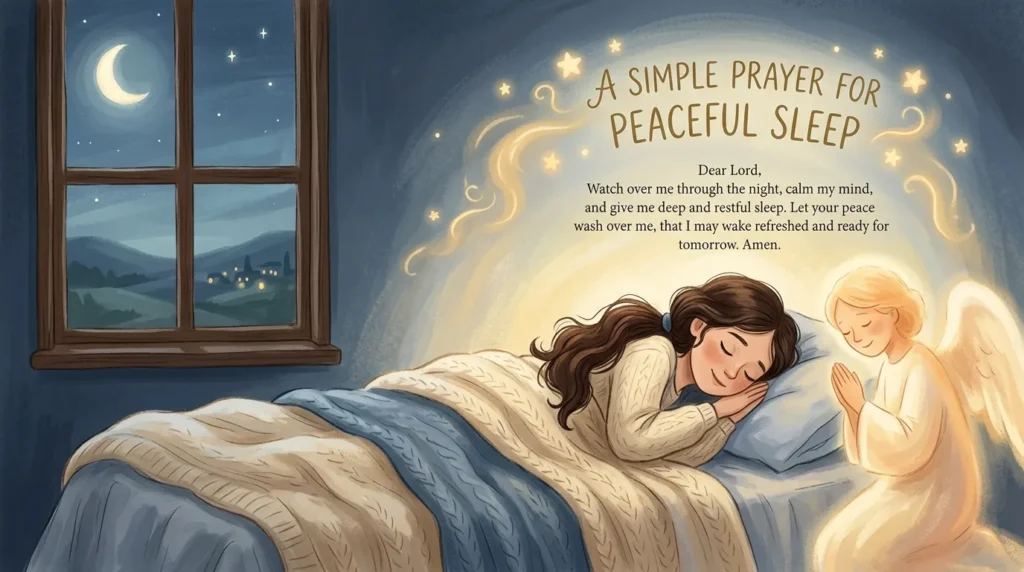 A Simple Prayer for Peaceful Sleep