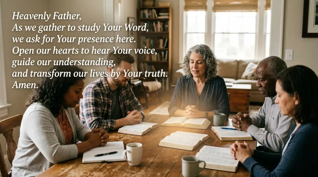 Prayer for God’s Presence in Bible Study