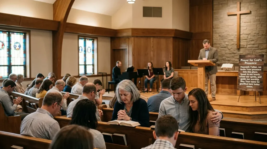 Prayer for God’s Presence in the Church Service
