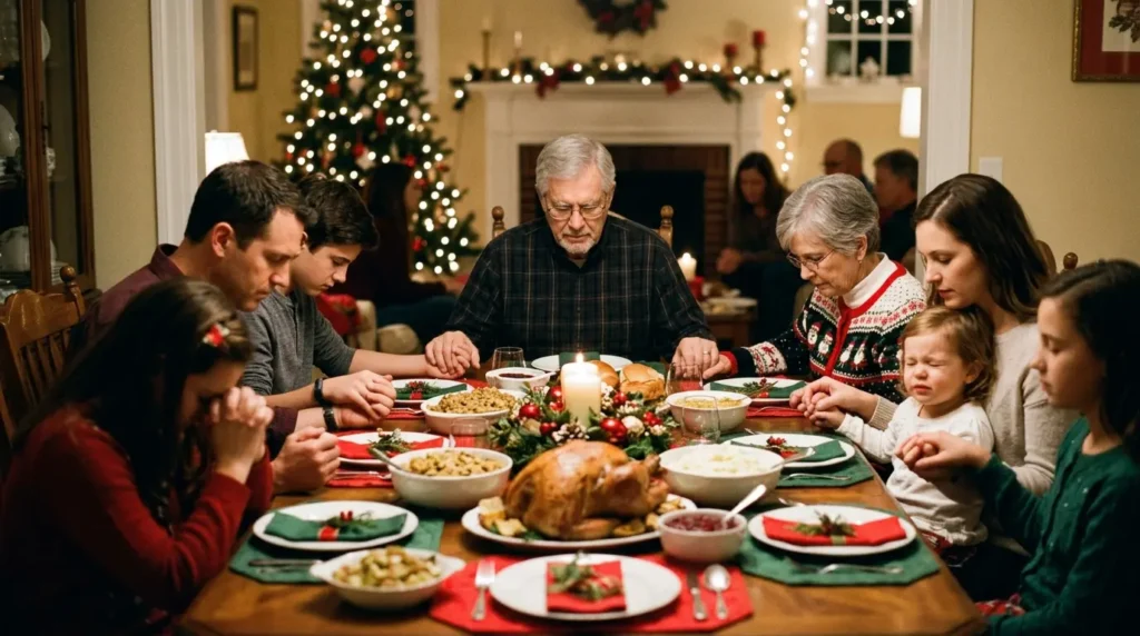 Prayer for Gratitude at Christmas Dinner