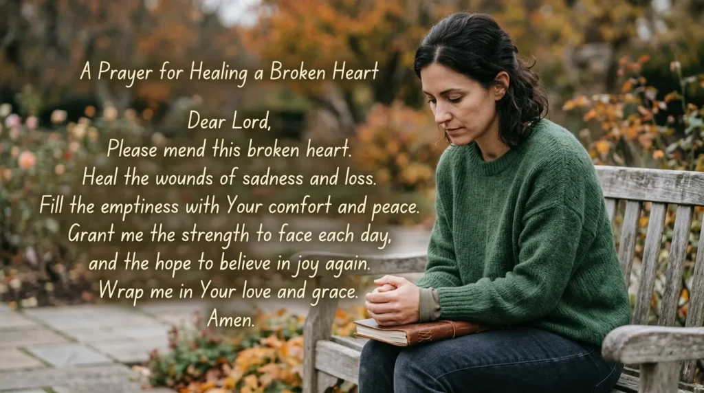 Prayer for Healing a Broken Heart
