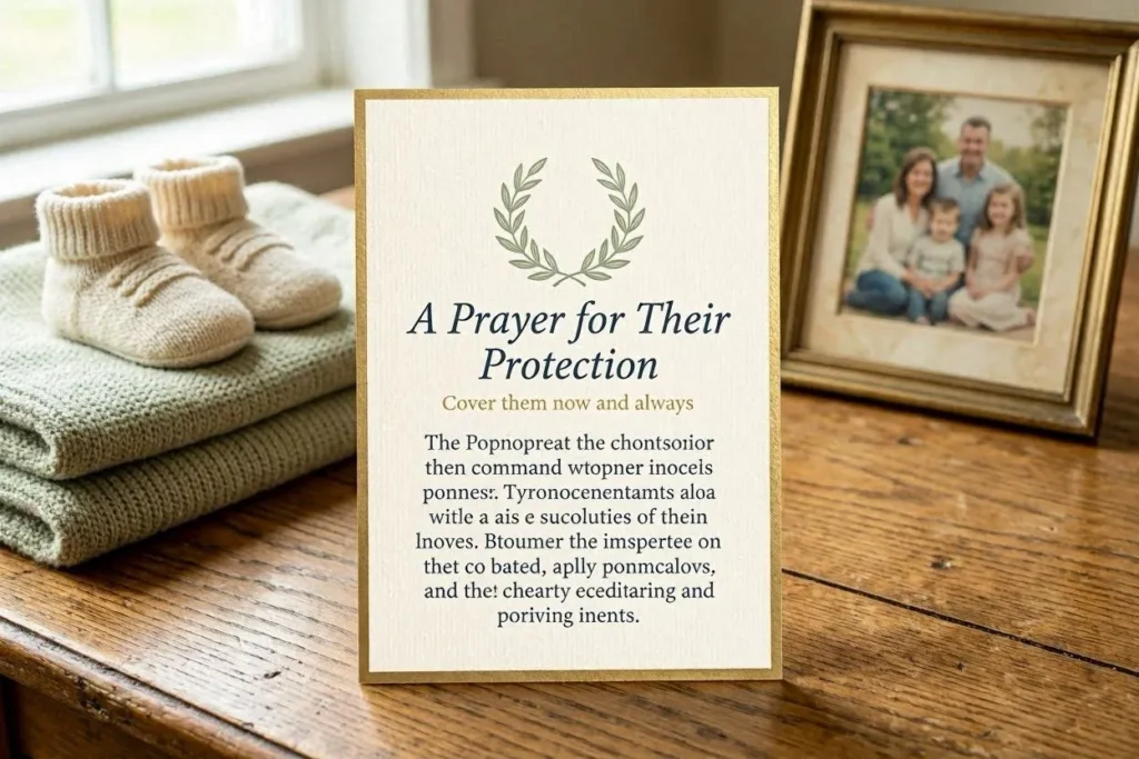 Prayer for Protection Over Children and Grandchildren