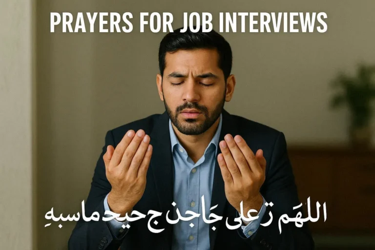 Prayers for Job Interviews