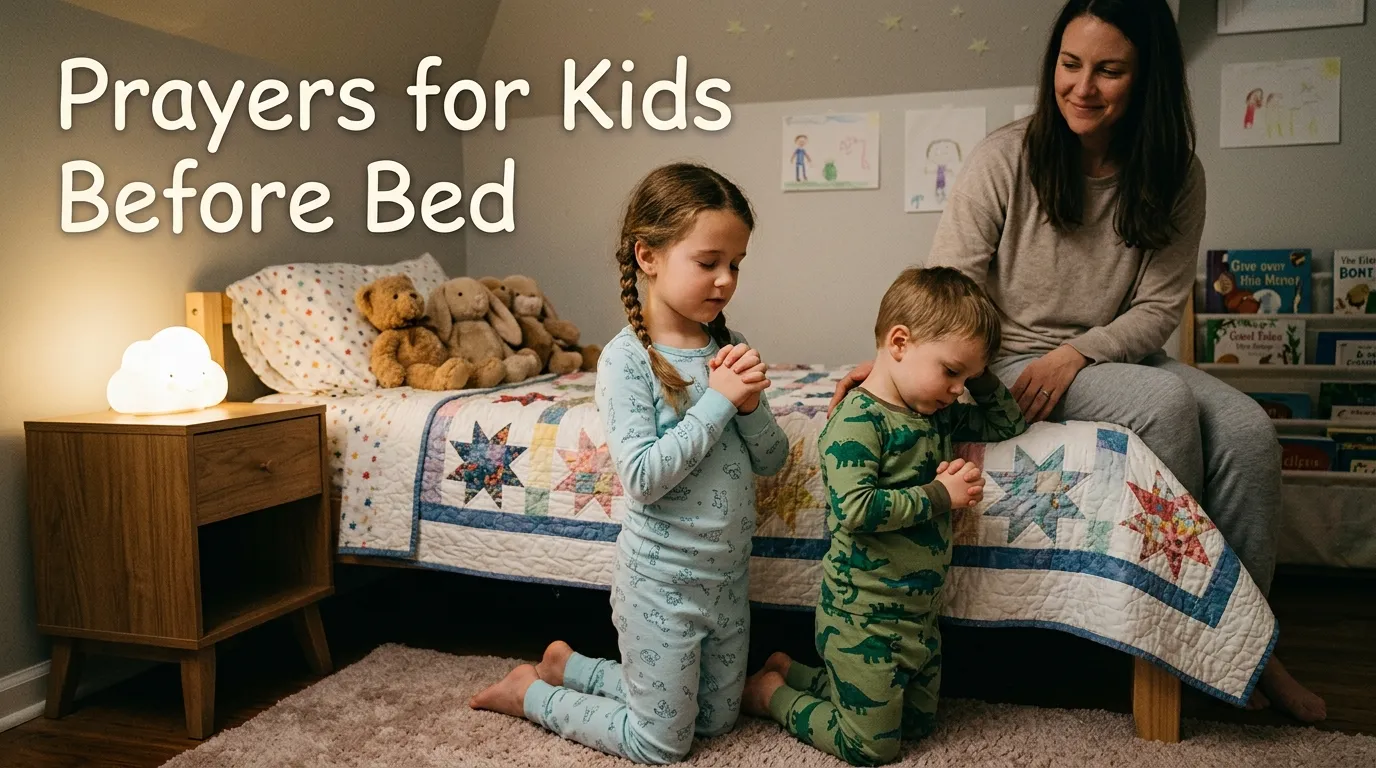 Prayers for Kids Before Bed