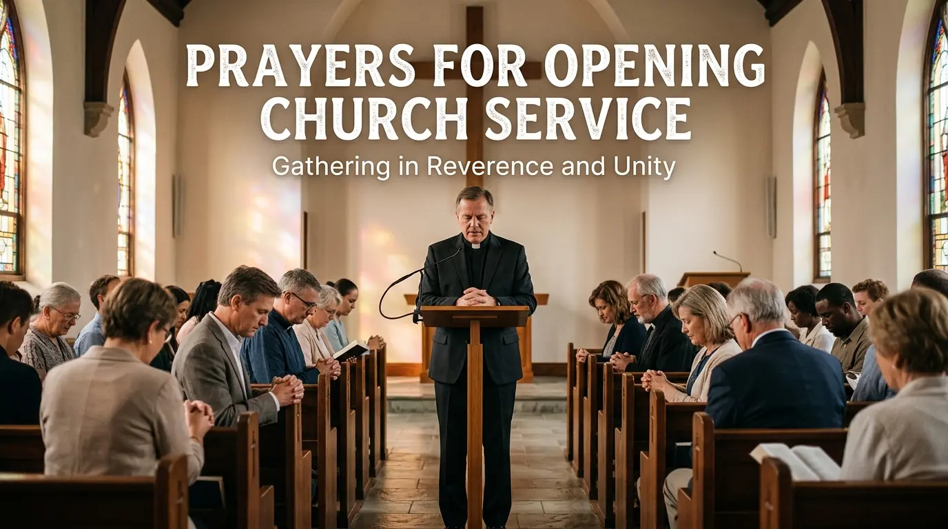 Prayers for Opening Church Service