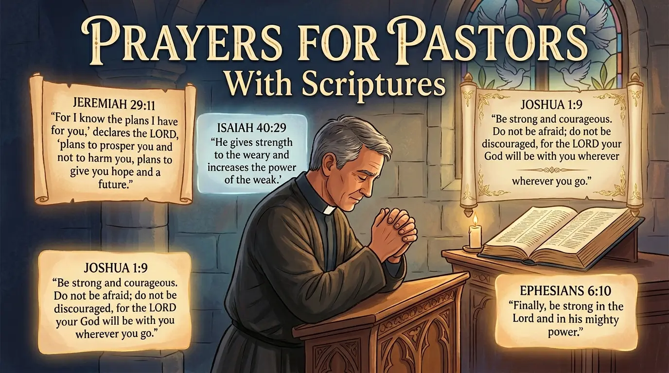 Prayers for Pastors With Scriptures