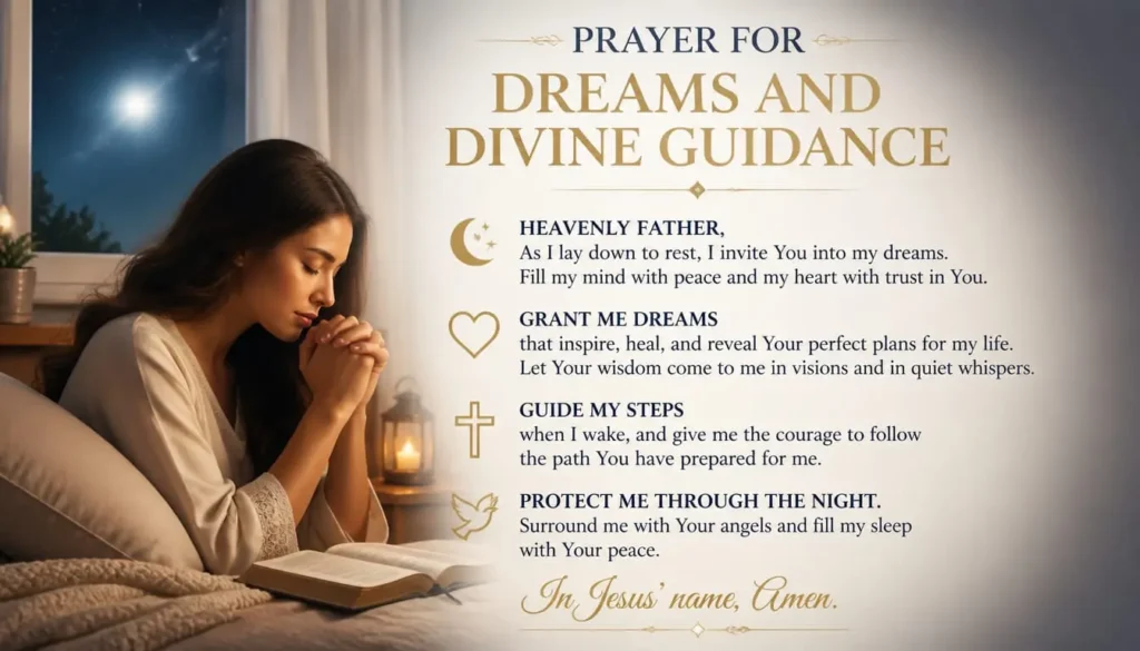 Prayer for Dreams and Divine Guidance