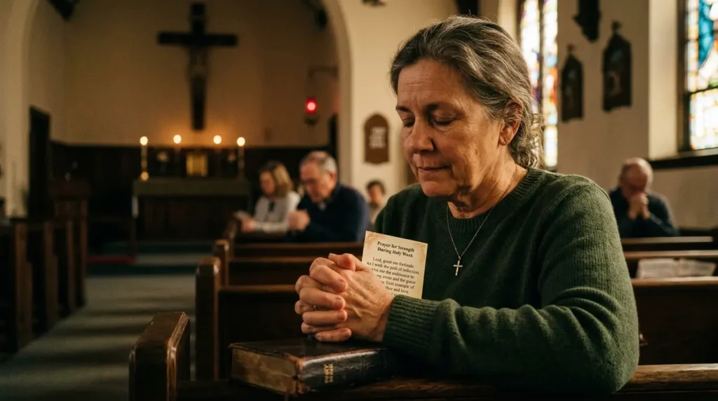Prayer for Strength During Holy Week