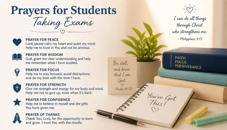 Prayers for Students Taking Exams
